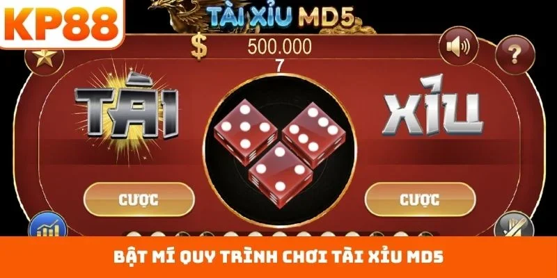 Bật mí quy trình chơi Tài Xỉu MD5